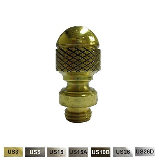 Cal-Royal AC Acorn Tip Decorative Tips For Extruded Solid Brass Hinge