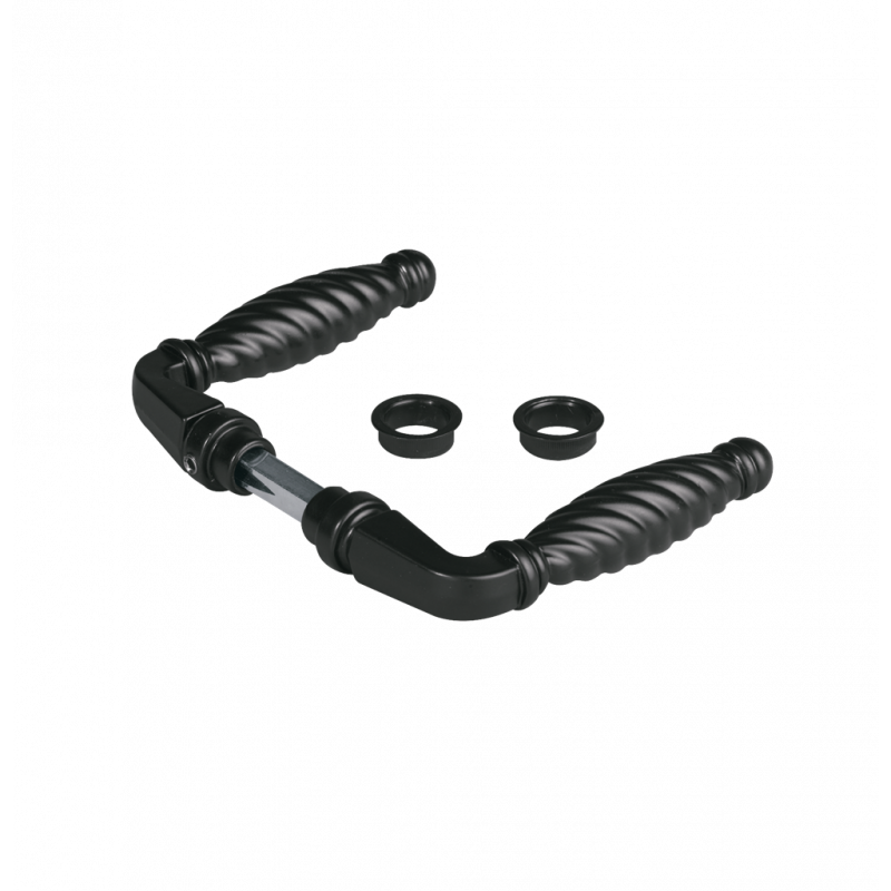 Locinox 3006FAD16 Zamac Ornamental Handle Pair for Gate & Fence Lock Hardware