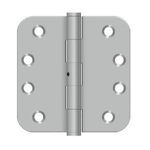 Deltana SS44R5-R 4" x 4" x 5/8" Radius Hinge, Residential, Pair