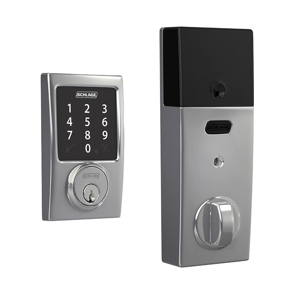 Schlage BE468ZP-CEN Schalge Connect Smart Deadbolt w/ Century Trim, Z-Wave Plus Enabled