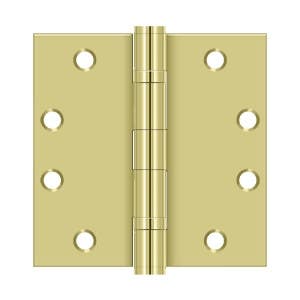 Deltana S45BB 4-1/2" x 4-1/2" Square Hinge, HD, Ball Bearing, Pair