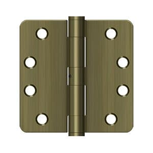 Deltana S44R4HDN 4" x 4" x 1/4" Radius Hinge, HD, NRP, Pair