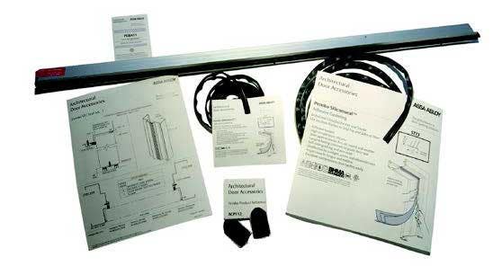 Pemko PEMKOSTCSET-1 Acoustic Seal Set w/ STC411APK Door Bottom & ACP112BL Corner Pad
