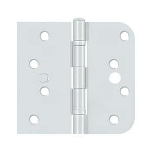 Deltana S41/4058B Special Hinge for Fiber Glass Door, 4" x 4-1/4" x 5/8" Radius x SQ, Ball Bearing, Security Stud, Zinc Dichromate