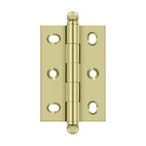 Deltana CHA2517 2-1/2" x 1-3/4" Adjustable Cabinet Hinge w/Ball Tip, Pair