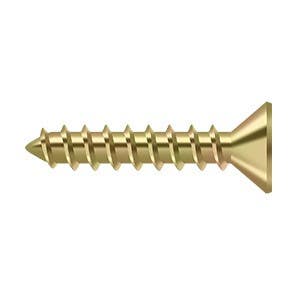 Deltana SCWS1010 Wood Screw, Steel, 10 x 1"