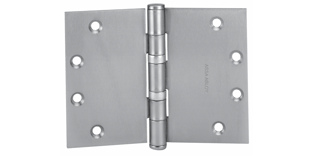 McKinney TA2398 Non-Ferrous Standard Weight 5 Knuckle Wide Throw Hinge, Dull Stainless Steel