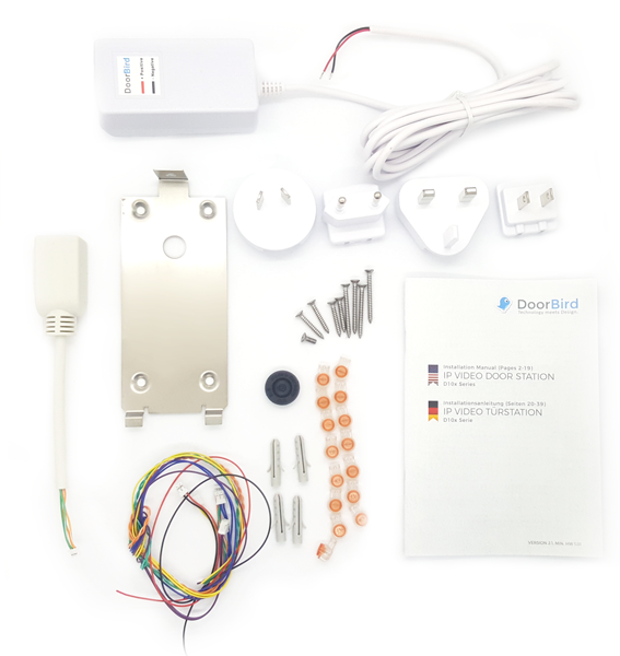 DoorBird D20X IP Door Station Illuminated Stainless Steel Button