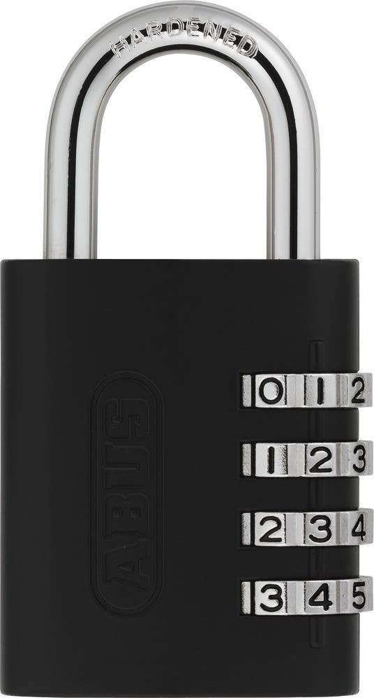 Abus 158/45 KC B Zinc Die Cast Side 4-Dial Resettable Key Control Combo Lock
