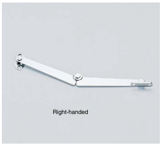 Sugatsune S-2 Lid Stay, Finish-Chrome