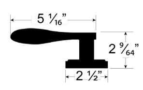 Cal-Royal PHO Phoenix Contemporary Series Lever