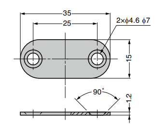 Sugatsune MC-YN001U Strike Plate
