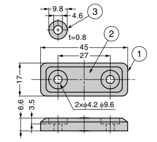 Sugatsune MC-MS Sealed Magnetic Catch