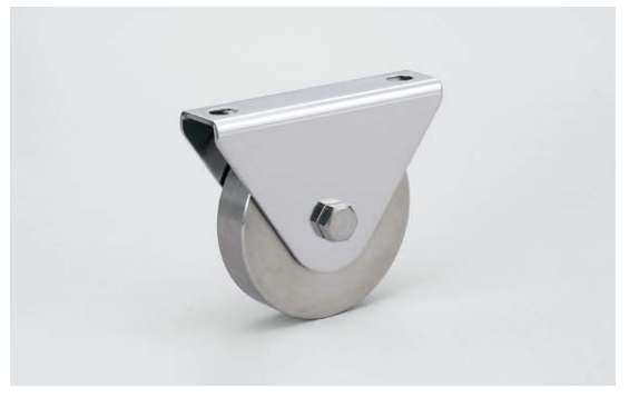 Sugatsune JS375 Heavy Duty Stainless Steel Sliding Door Roller, Flat-Type w/ Bracket