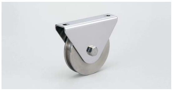 Sugatsune JS365 Heavy Duty Stainless Steel Sliding Door Roller, U-Type w/ Bracket