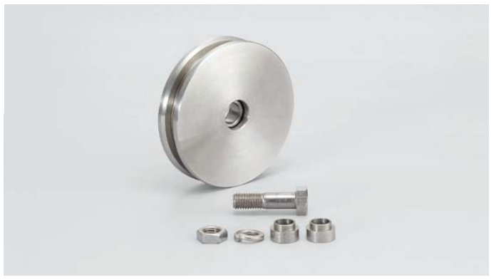 Sugatsune JS310 Heavy Duty Stainless Steel Sliding Door Roller, V-Type w/o Bracket