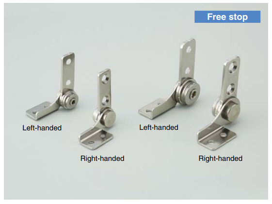 Sugatsune HG-TBS Cabinet Stainless Steel Torque Hinge, Barrel Polished