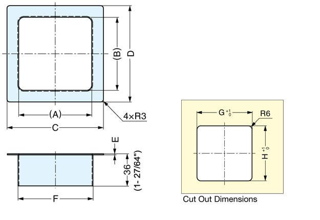 Sugatsune AN-KH 304 S/S Multi-Purpose Grommet, Finish-Satin