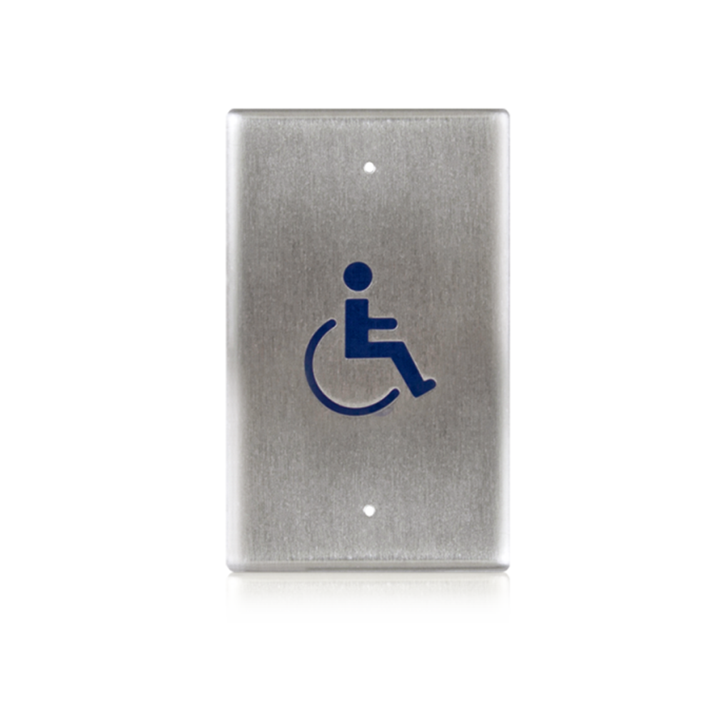 BEA Single Gang Push Plates, Stainless Steel