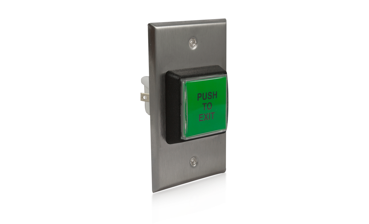 Bea 10ACPBSS1 Push to Exit Button, Green