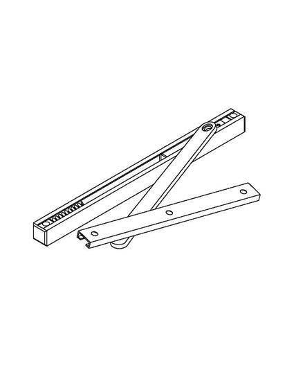 ABH Hardware, 1000A Series Concealed Mount Overhead Heavy Duty Adjustable Door Holder