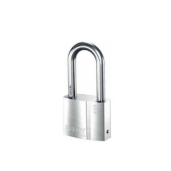 Abloy Sentry PLI330 Brass Padlock w/ Sealed Shackle, Finish-Chrome