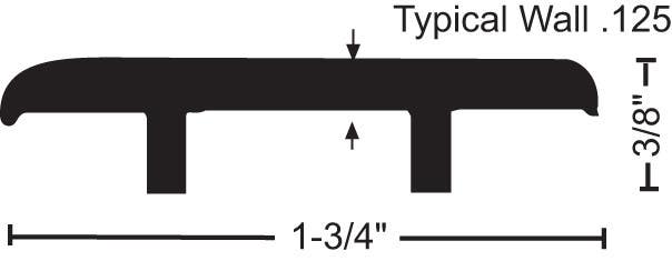 NGP 414 Carpet & Tile Divider