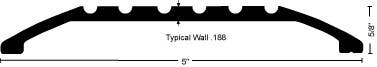 NGP 525 Saddle Threshold, Dark Bronze