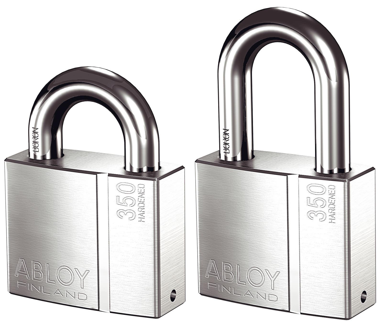 Abloy Sentry PL350 Hardened Steel Padlock, Rekeyable, Finish-Chrome