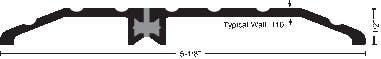 NGP 8425 Thermal Break Saddle Threhold