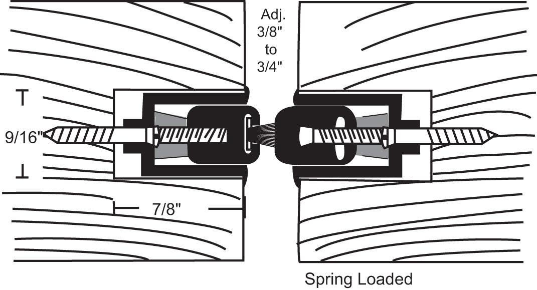 NGP 144P Aluminum Mortised Astragal w/ Pile Seal