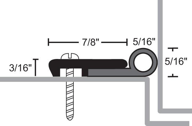 NGP 150U Aluminum Polyurethane Perimeter Seal