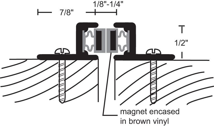 NGP 189M Aluminum Magentic Astragal