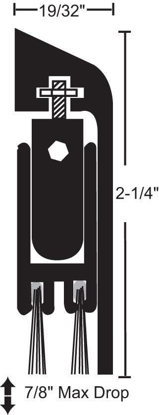 NGP 220WH Automatic Door Bottom