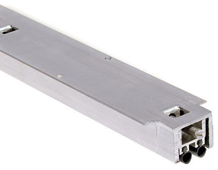 NGP 320N Mill Aluminum Metal Mortise Automatic Door Bottom w/ NGP-TPV Seal