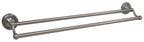 Pamex BC6 Carmel Collection 24" X 5/8" Double Towel Bar Shelf