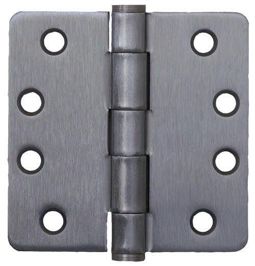 Pamex H44 4" x 4" Commercial Grade Hinge, ¼" Radius, Plain Bearings, NRP
