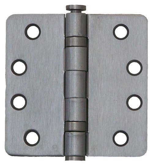 Pamex H44 4" x 4" Commercial Grade Hinge, ¼" Radius, 2 Ball Bearings, NRP