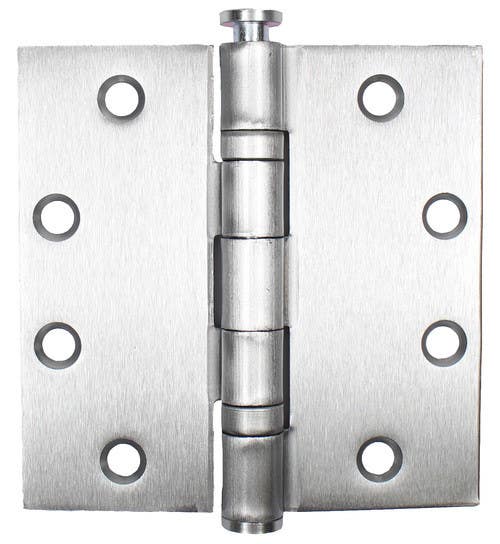 Pamex H45 4.5" x 4.5" Commercial Grade Hinge, Square Corner, 2 Ball Bearings, Removable Pin