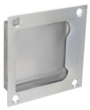 Burns Manufacturing 460S Flush Pull 5"×5" ADA-Surface Mounted in Corners