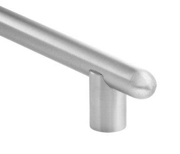 Burns Manufacturing VP 4000 Series Vertical Pull, Straight Post Mount - Round Ends w/ Oversize Post