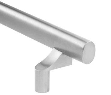 Burns Manufacturing VP 7000 Series Elliptical Oval Pull, Offset Post Mount - Square Ends
