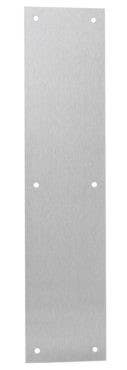 Burns Manufacturing 50 Series Push Plate, .050 Thick x 4 Bevel Edge