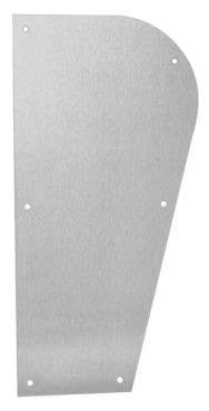 Burns Manufacturing 62 Shaped Decorative Wrought Push Plate, .050 Thick