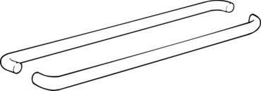 Burns Manufacturing 422 x 422 Push Bar Set