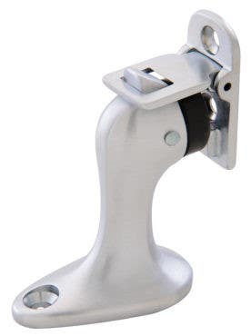 Burns Manufacturing 529 Heavy Duty Floor Stop w/ Hook - 3-1/8" Projection