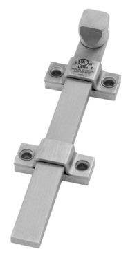 Burns Manufacturing 599 Surface Bolt UL, Satin Chrome Plated