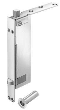 Burns Manufacturing 7949 Automatic Flush Bolt w/ Bottom Fire Bolt - Wood Door