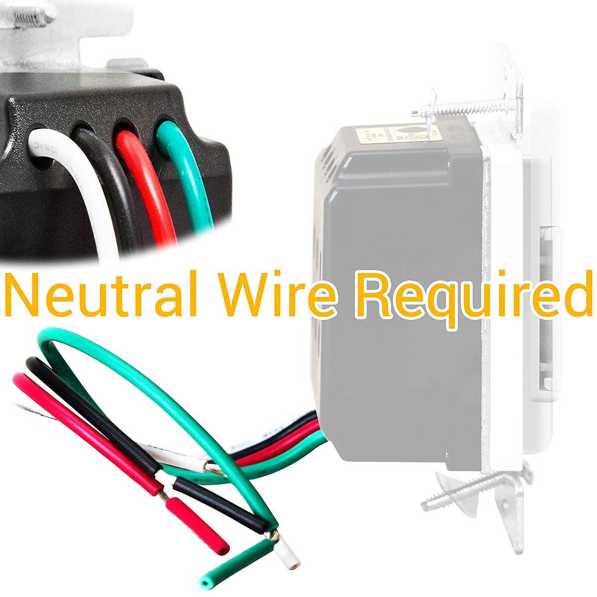 Topgreener HET01-W In-Wall 7-Day Digital Programmable Timer Switch, Backlit