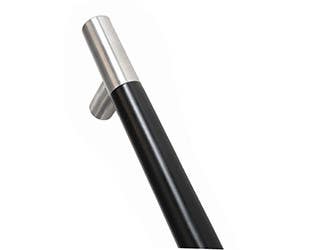 Trimco AP500 Series Anodized Grip Ladder Pull, 1-1/4" Diameter, Offset Standoff